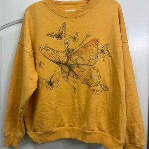 American Eagle Outfitters Mustard Sweatshirt